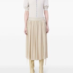 Lemaire Pleated Sheer Skirt
